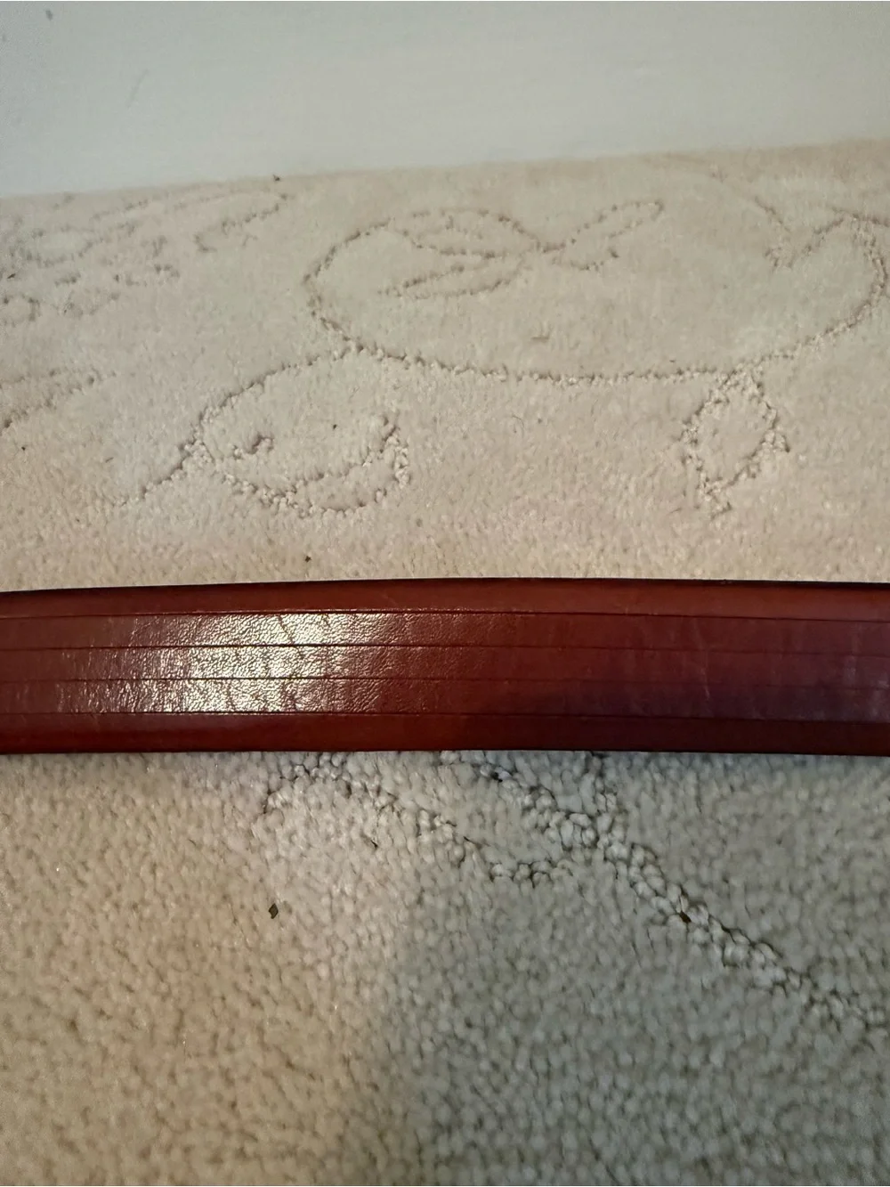 Johnston & Murphy Brown Leather Belt – Size 38 – Made in USA